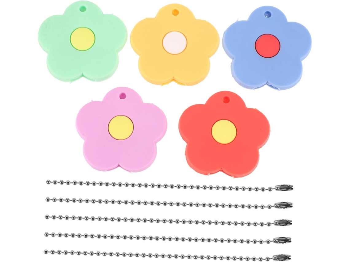 Nuobesty De 5 Capas De Silicone Para Chaves Com Estampa Floral, Peças X