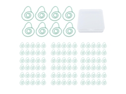 100 Clip Papel Bonitos Diseño Fruta Abacate Para Niños Oficina Escuela Hogar Clip Planner