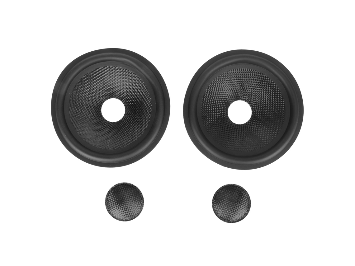 Aetheria cone de Alto falante Subwoofer Papel com Borda de Borracha Diâmetro Interno 1 Polegada para 5 Polegadas 2pcs