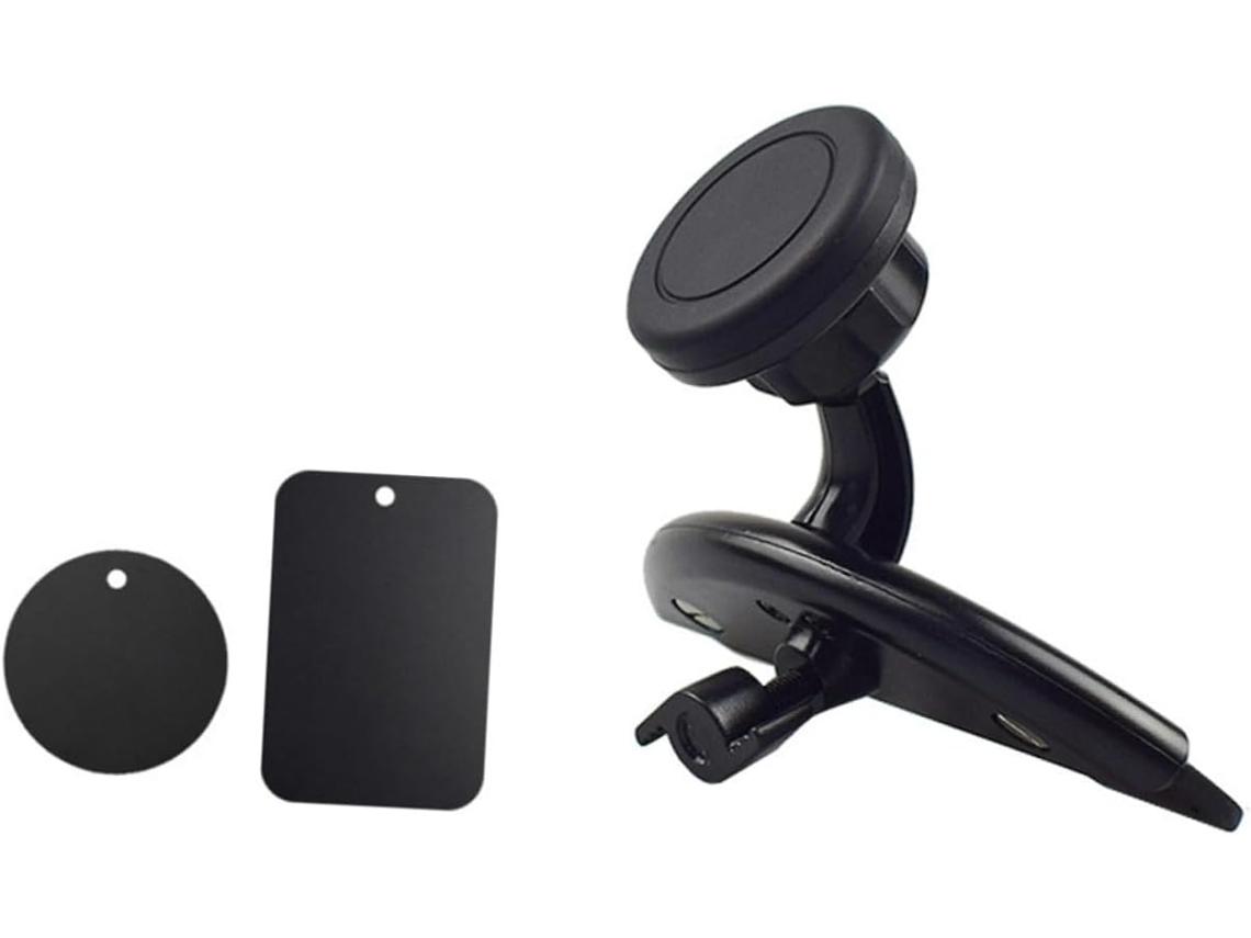 Suporte Magnético Para Celular Compatível Com Tablets 7, 6s, S8 E S7, Preto, Com Rotação De 360 Graus.