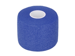 Fita De Grip Com Amortecimento Para Raquete De Badminton E Tênis 60mm X 20m Azul Escuro Antiderrapante