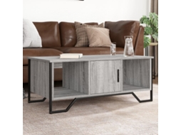 Vidaxl Mesa De Centro 100x51x40cm Derivados De Madeira Cinzento Sonoma