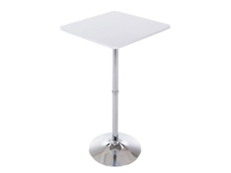 Mesa Alta 60 X 60 Cm Branco