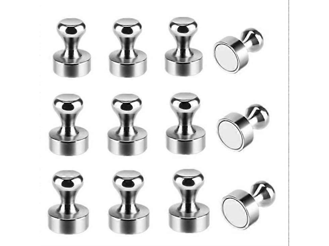Ímãs metálicos Omni 30 para geladeira, quadros brancos e escritório, com forte magnetismo, tamanho 12*16cm, práticos e funcionais.
