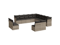 Garden Sofa Set, Garden Sofa Sets Vidaxl Cinzeto Rattan / Vime (n/a)