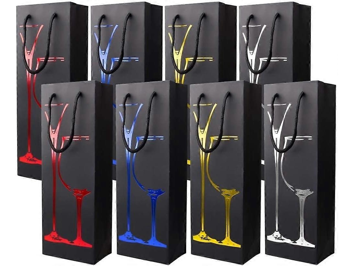 Conjunto de 8 Sacolas de Presente para Vinho BRILVIBERA