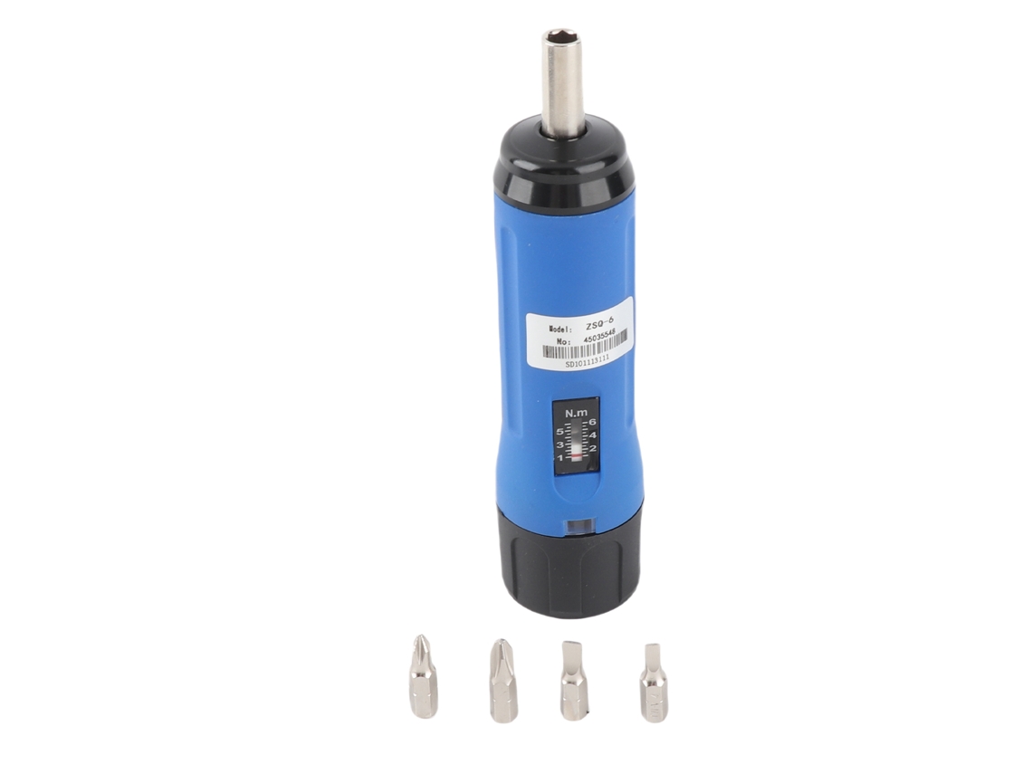 Chave De Torque Zsq‑6 Econômica Ajustável Portátil Ferramenta Manual Com Bits Substituíveis
