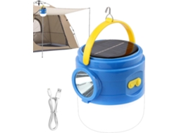 Luz Solar De Acampamento, Lâmpada Solar Usb Com Brilho Ajustável