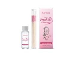 Conjunto De Limpeza De Ouvido Eelhope Peach Cuidado Suave Pele Confortável Diário