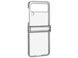Aetheria capa Protetora para Samsung Galaxy Z Flip 3 Anti queda Anti arranhões Pc Transparente Prata