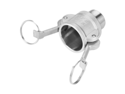 Laxiscreed Adaptador De Bomba De Sucção Em Aço Inoxidável Dn20 3/4" Tipo B Com Ligação Feminina