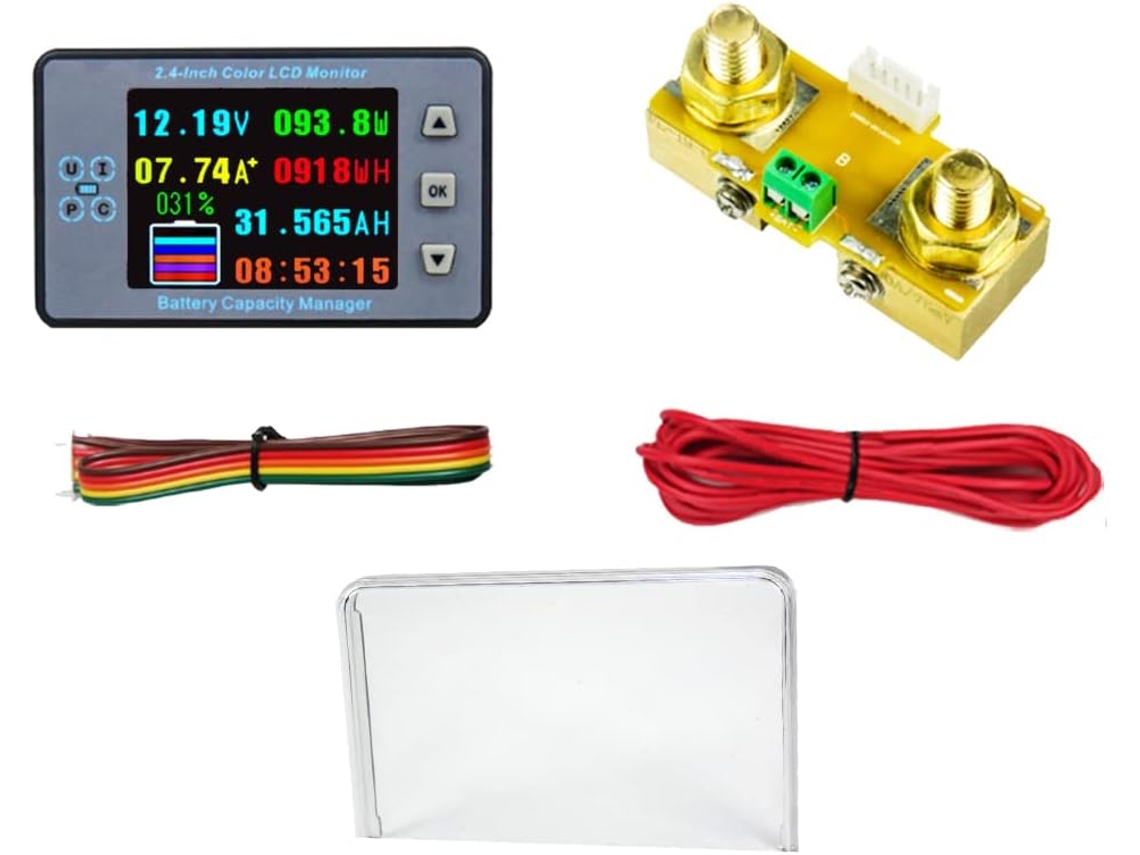 Va9810 Voltímetro 2,4 Polegadas + Inversor de 100 a + Coulômetro SFUSHOS