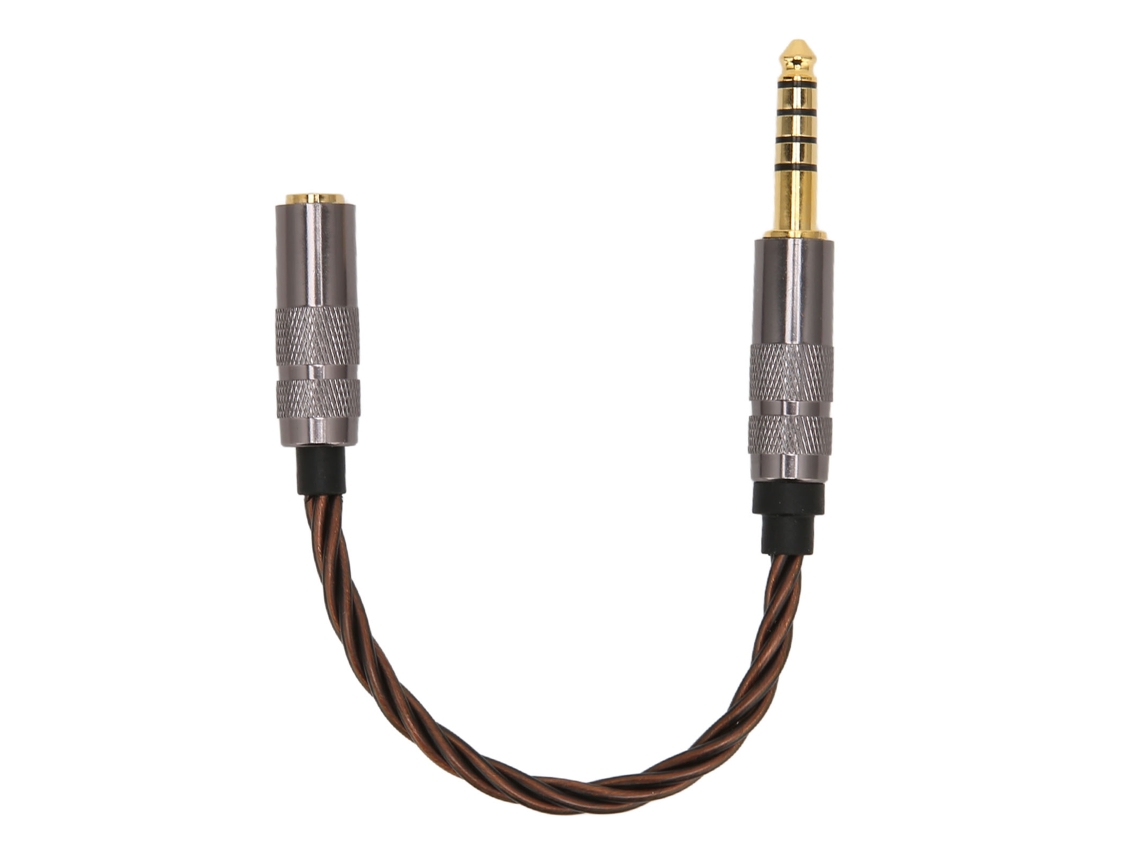 Aetheria cabo Adaptador Balanceado 4.4mm Macho para 2.5mm Fêmea Ouro Plating para Fones de Ouvido