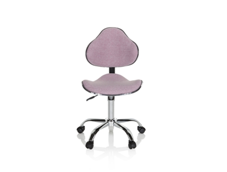 Cadeira de Escritorio HJH OFFICE para Crianças Alta Kiddy Gti-3 Tela Rosa