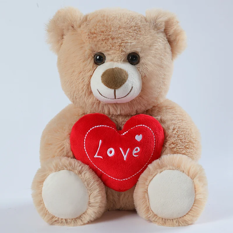(laranja, 25 Cm) Lindo Urso De Pelúcia