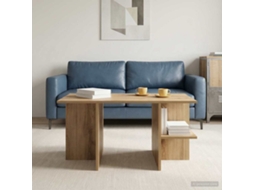 Vidaxl Mesa De Centro Carvalho Arttisan 87 X 50 X 45 Cm