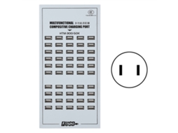 Adaptador Usb EOOCOO (50 portas, carga rápida)