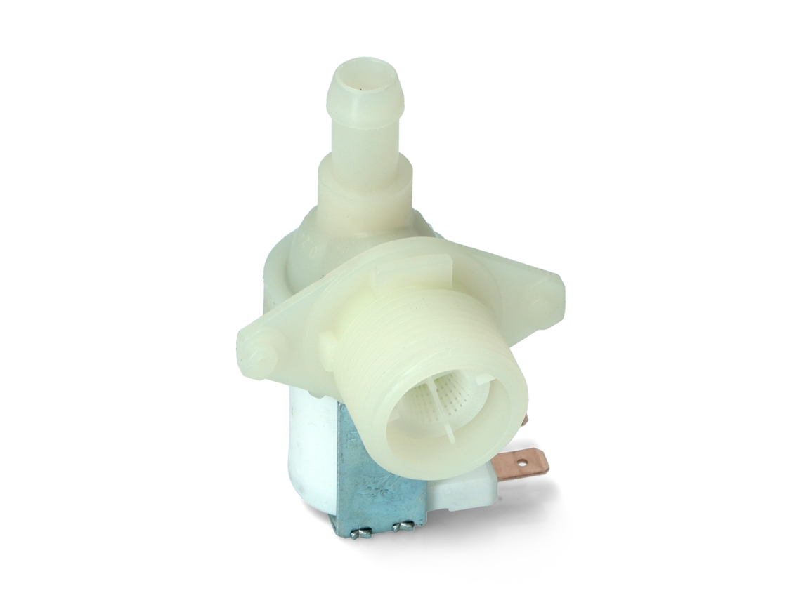 Válvula de Entrada 1 Via 90° Beko 1883550200 TP para Máquina de Lavar Roupa Val013ac