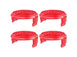 Conjunto De 4 Tampas De Carretel Em Abs Para Cortador De Grama Hyper Tough, Modelo Tlh-01-1.