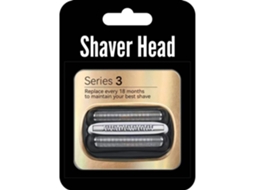 Cabeça Compatível Braun Série 3 32b, para 3000s 3010s 3020s, Recambio Original, Barbear Sem Puxar os Fios STELASPLEN