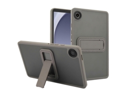 Capa para Samsung Galaxy Tab A9 com suporte de PC e TPU, cinza, capa protetora Hengrongshen Touch