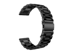 Bracelete de Aço + Ferramenta GIFT4ME para Garmin Forerunner 170 Preto