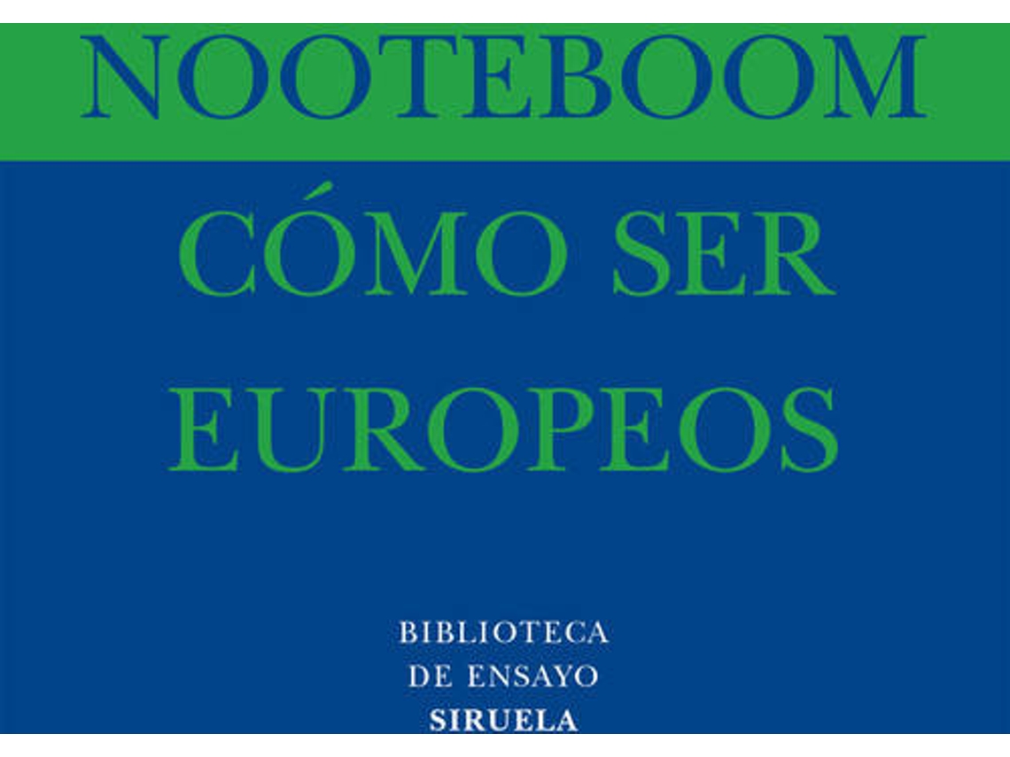 Livro Como Ser Europeos de Cees Nooteboom (Espanhol)