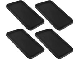 Tapete de silicone antiderrapante, organizador multifuncional, conjunto de 4 peças para Quadro branco