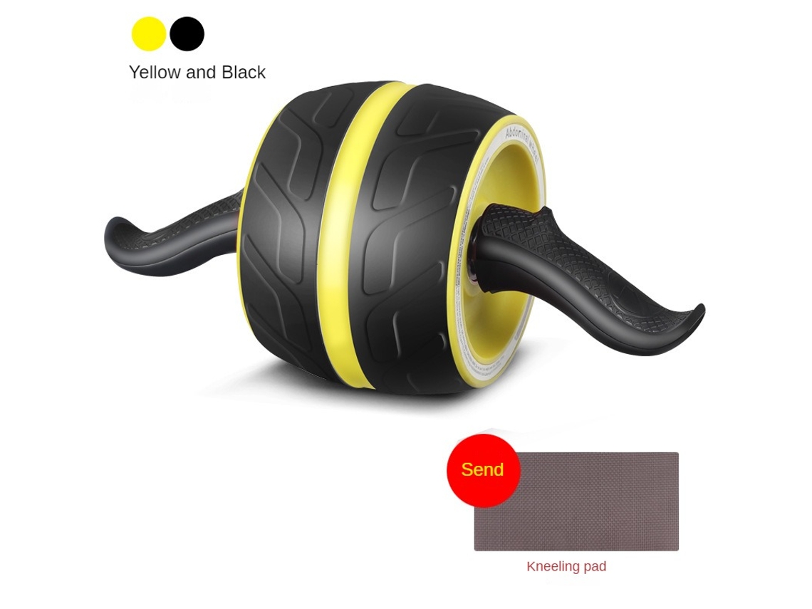 Roda Abdominal Com Ruído E Rolo Para Ginástica Aquaforge