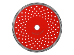 Disco de corte diamantado para serra circular, roda multifuncional vermelha para concreto, granito e mármore, 230 mm