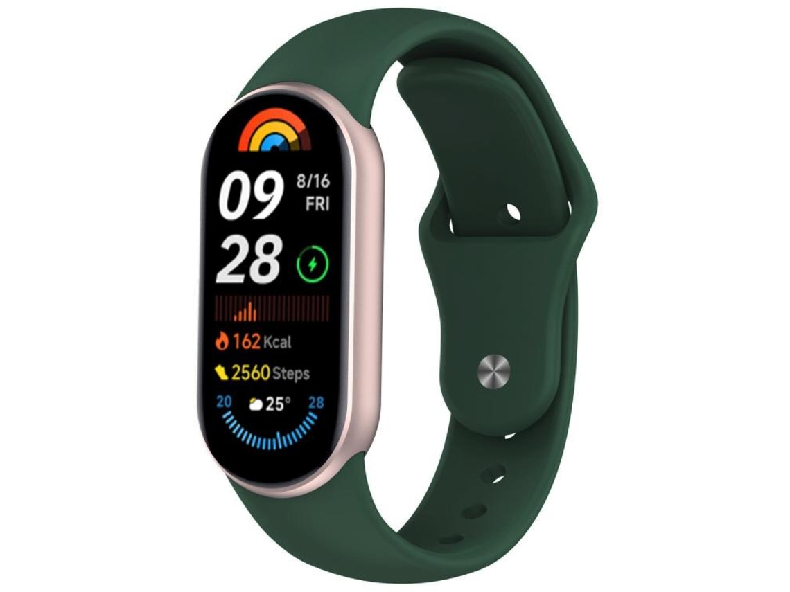 Bracelete para Xiaomi Smart Band 10/9/8 XIAOMOYU em Silicone Fivela Reversa Pinho