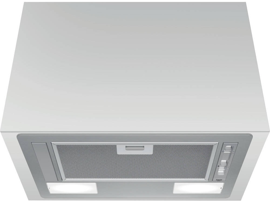 Exaustor HOTPOINT HCT 64 F L SS (224 m3/h - 53 cm - Inox)