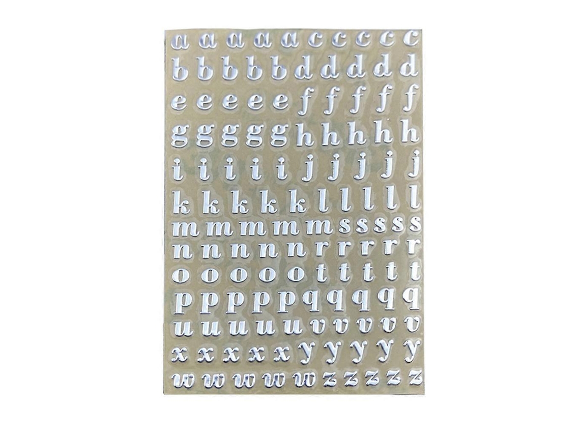 Adesivo De Metal Epóxi, Gesso, Vela, Aromaterapia, 26 Letras, Números, Adesivos, Combinação De Palavras, Adesivos Para Arte Em Unhas Hengrongshen