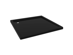Shower Base Tray, Shower Base Trays Vidaxl Preto Fibra De Vidro (90 X 90 Cm)