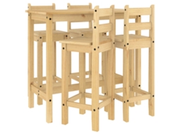 Bar Set, Bar Sets Vidaxl Marrom Madeira De Pinho