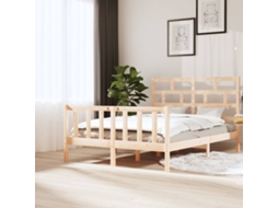 Vidaxl Estrutura De Cama 160x200 Cm Madeira De Pinho Maciça