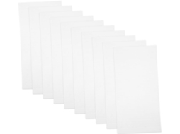 Pacote com 100 Sacos de Espuma EPE Branca, Fáceis de Recortar, Antichoque e Leves para Embalagem em Expedições.