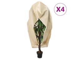 Vidaxl Coberturas Para Plantas Com Fecho 4 Pcs 70 G/m² 3,93x3,5 M