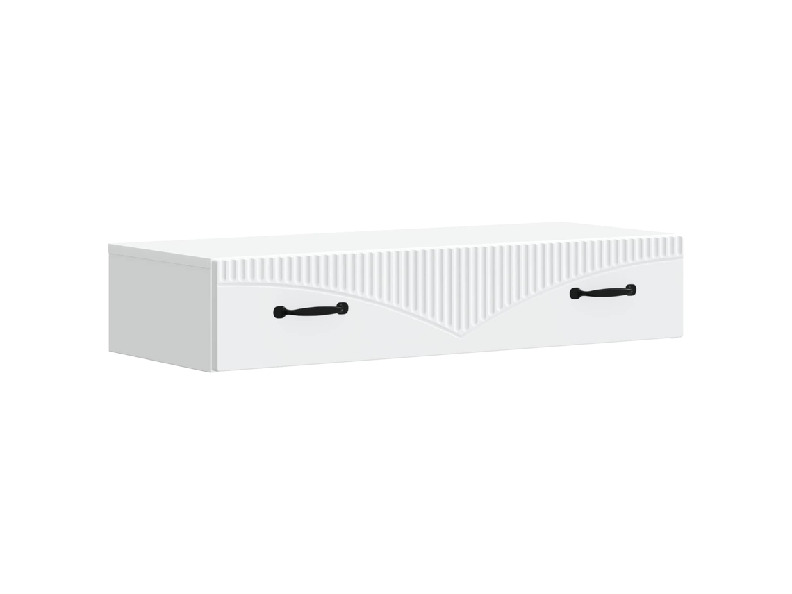 Maison Exclusive - Mesa Lateral De Parede Branco 87,5 X 34,5 X 17 Cm