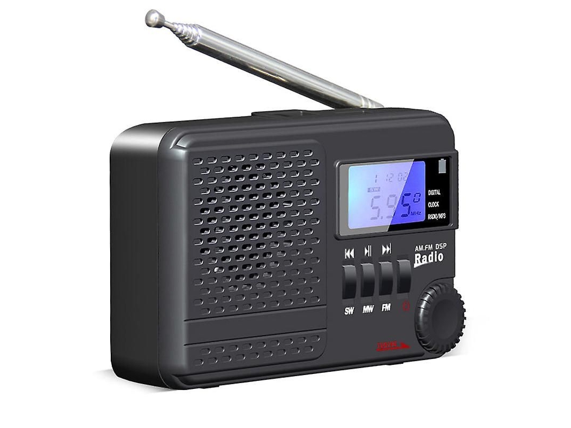 Rádio Portátil Fm/am de Banda Completa com Receptor Rádio, Função Memória Digital, Reprodutor Estéreo Mp3 e S Uporte para Pen Drive. GOKOCO