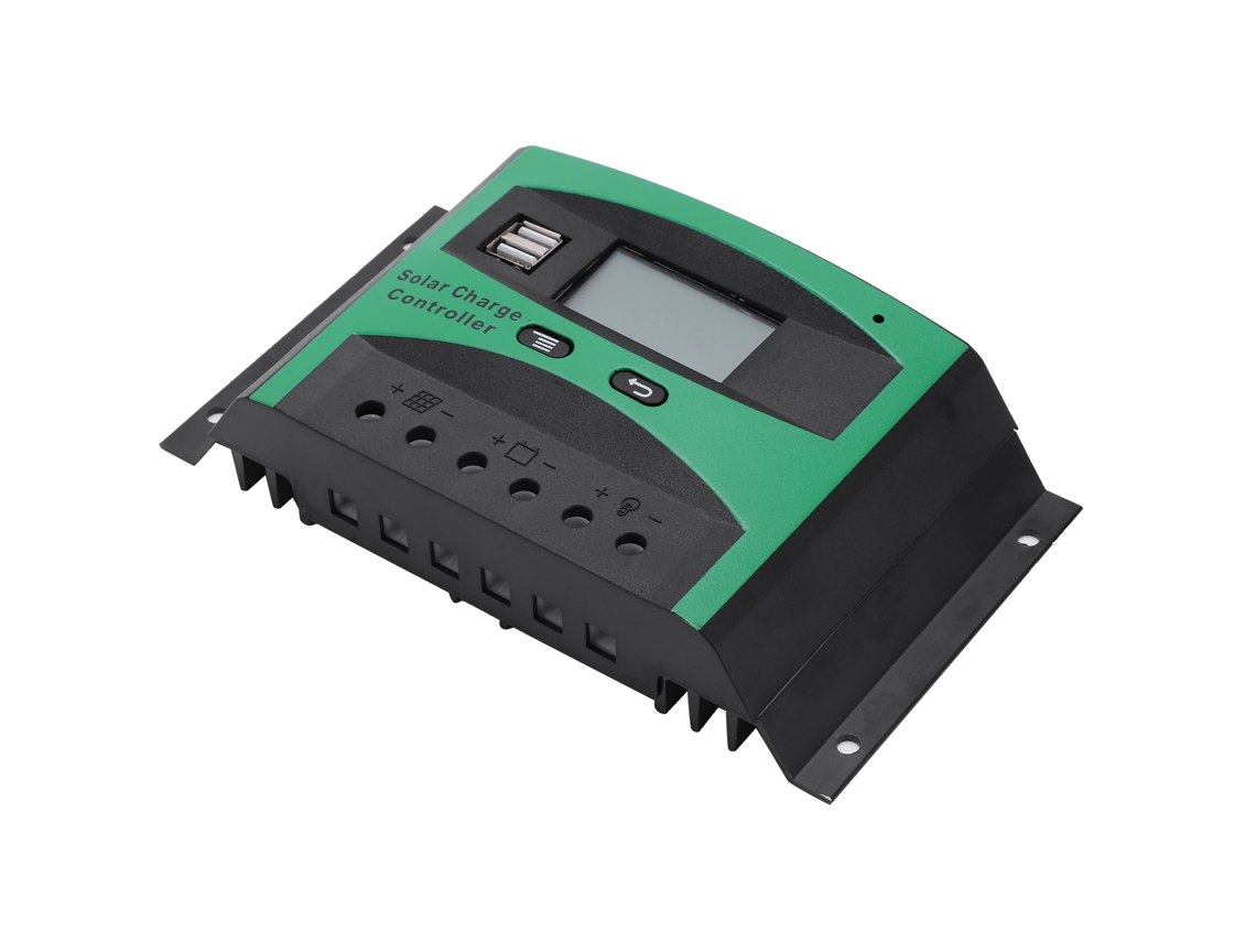 Laxiscreed Regulador De Carga Solar 12v/24v Com Usb Duplo Para Carregamento Fotovoltaico