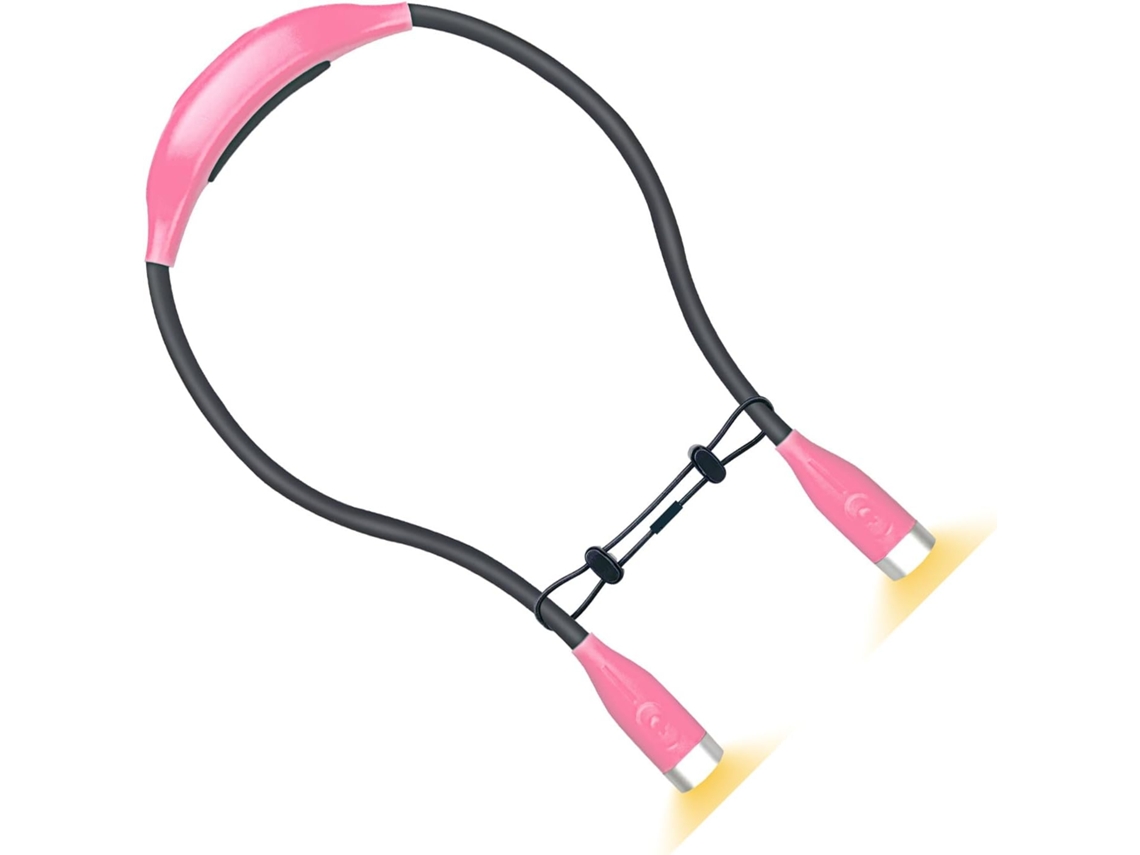 Luz De Leitura Flexível Para O Pescoço, 3 Modos Cor, Bateria