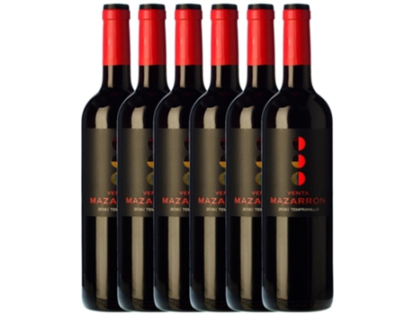 Vinho VIÑAS DEL CÉNIT Viñas Del Cénit Venta Mazarrón Tempranillo Vino De La Tierra De Castilla Y León Joven (0.75 L - 6 unidades)