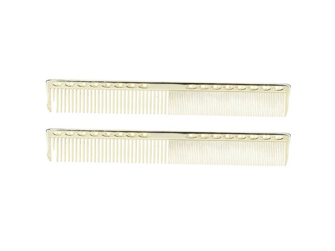 Pacote Com 2 Pentes De Corte Elysve Com Uso Profissional E Design Leve Para Corte E Acabamento De Cabelo