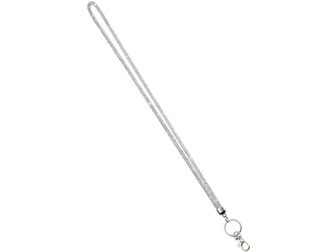 Lurelia Porta-crachá Com Cordão Com Chaveiro Com Strass Em Liga Metálica Para Escritório