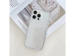 2 Capas Para Iphone 17 Air Com Furo Grande, Borda Colorida, Transparente, Com Cola Creme.