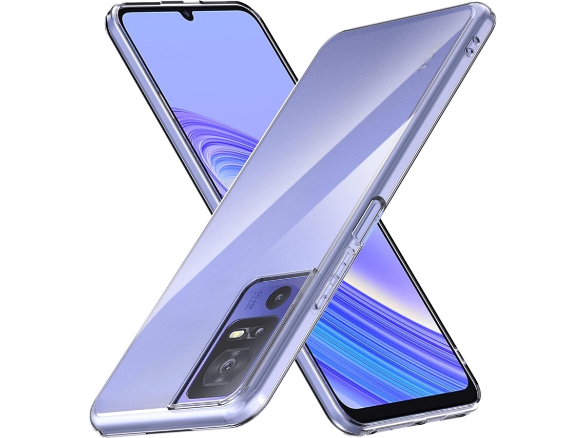 Lurelia Kit Capa Tpu Gel Para Tcl 40 Se (4g), Vidro Temperado 2d Para Ecrã, Transparente