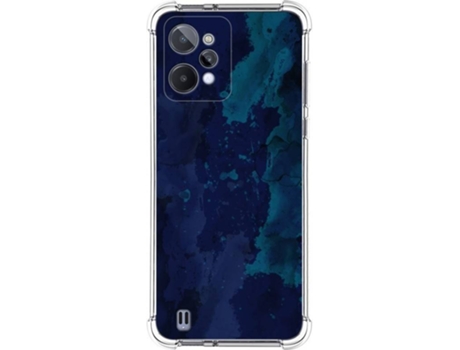 Capa para Realme C31 TUMUNDOSMARTPHONE Desenhos Anti golpes Aquarela 13 Multicor