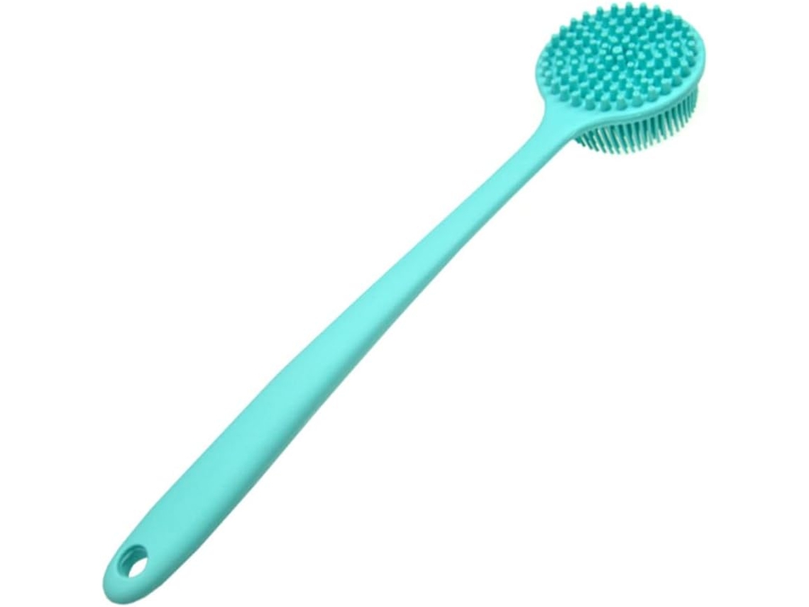 Escova De Banho Silicone Ultechnovo Com Cabo Longo, Escova Corporal Para Banho E Chuveiro