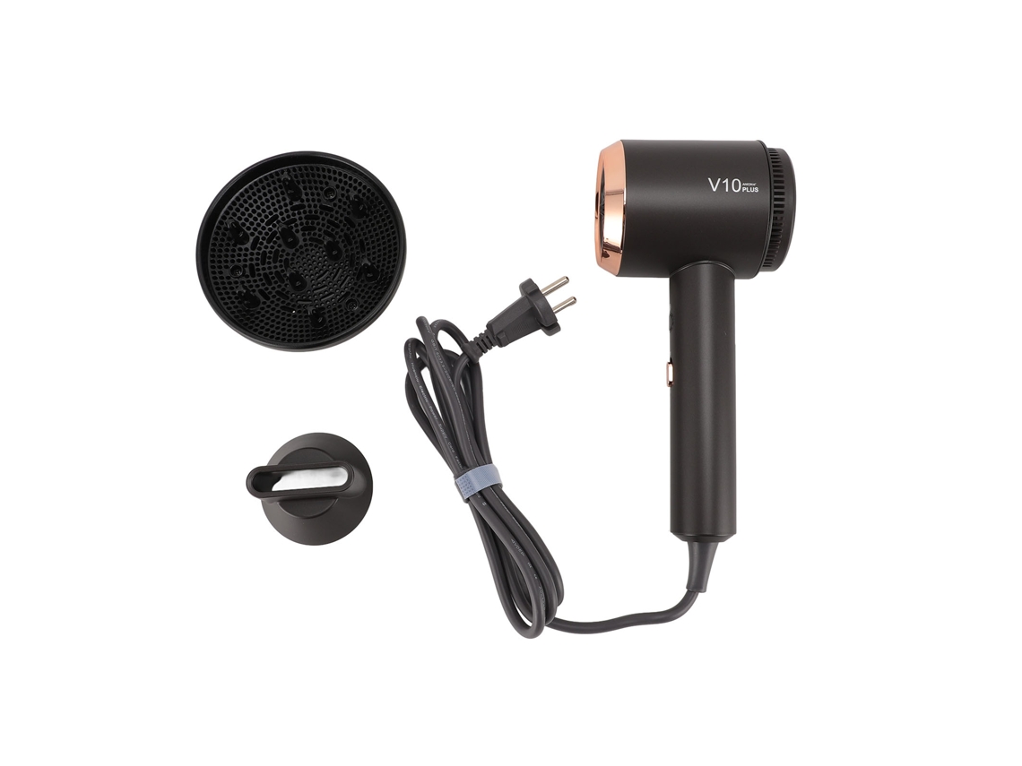 Secador de Cabelo Profissional com Íons Negativos, 1800w, Portátil, 220v S/MARCA